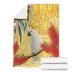 Sulphur-Crested Cockatoo Australia Aboriginal Art Blanket NAIDOC Week - Nature Lovers