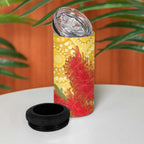 Sulphur-Crested Cockatoo Australia Aboriginal Art 4 in 1 Can Cooler Tumbler NAIDOC Week - Nature Lovers