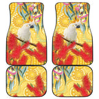Sulphur-Crested Cockatoo Australia Aboriginal Art Car Mats NAIDOC Week - Nature Lovers