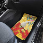 Sulphur-Crested Cockatoo Australia Aboriginal Art Car Mats NAIDOC Week - Nature Lovers