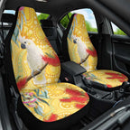 Sulphur-Crested Cockatoo Australia Aboriginal Art Car Seat Cover NAIDOC Week - Nature Lovers