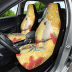 Sulphur-Crested Cockatoo Australia Aboriginal Art Car Seat Cover NAIDOC Week - Nature Lovers