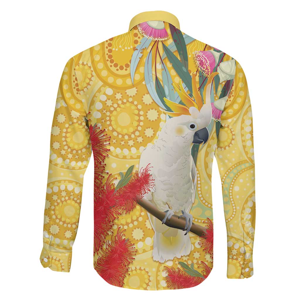 Sulphur-Crested Cockatoo Australia Aboriginal Art Family Matching Tank Maxi Dress and Hawaiian Shirt NAIDOC Week - Nature Lovers