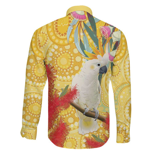 Sulphur-Crested Cockatoo Australia Aboriginal Art Family Matching Tank Maxi Dress and Hawaiian Shirt NAIDOC Week - Nature Lovers
