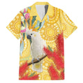 Sulphur-Crested Cockatoo Australia Aboriginal Art Hawaiian Shirt NAIDOC Week - Nature Lovers