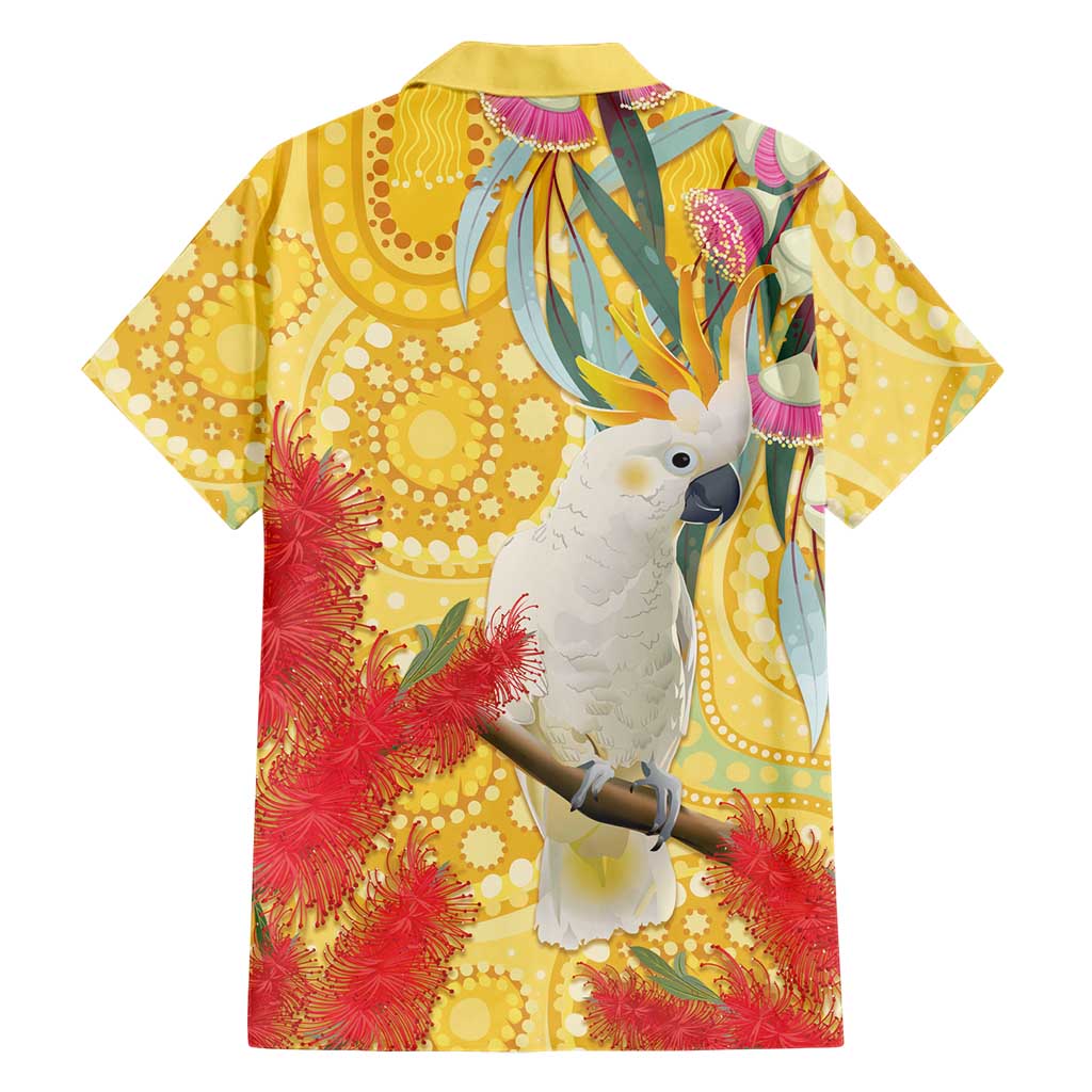 Sulphur-Crested Cockatoo Australia Aboriginal Art Hawaiian Shirt NAIDOC Week - Nature Lovers