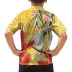 Sulphur-Crested Cockatoo Australia Aboriginal Art Hawaiian Shirt NAIDOC Week - Nature Lovers