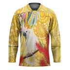 Sulphur-Crested Cockatoo Australia Aboriginal Art Hockey Jersey NAIDOC Week - Nature Lovers