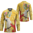 Sulphur-Crested Cockatoo Australia Aboriginal Art Hockey Jersey NAIDOC Week - Nature Lovers