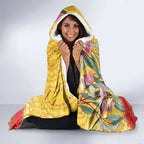 Sulphur-Crested Cockatoo Australia Aboriginal Art Hooded Blanket NAIDOC Week - Nature Lovers