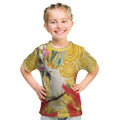 Sulphur-Crested Cockatoo Australia Aboriginal Art Kid T Shirt NAIDOC Week - Nature Lovers