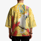 Sulphur-Crested Cockatoo Australia Aboriginal Art Kimono NAIDOC Week - Nature Lovers