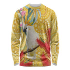 Sulphur-Crested Cockatoo Australia Aboriginal Art Long Sleeve Shirt NAIDOC Week - Nature Lovers