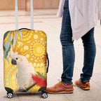Sulphur-Crested Cockatoo Australia Aboriginal Art Luggage Cover NAIDOC Week - Nature Lovers