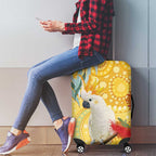 Sulphur-Crested Cockatoo Australia Aboriginal Art Luggage Cover NAIDOC Week - Nature Lovers