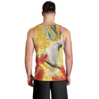 Sulphur-Crested Cockatoo Australia Aboriginal Art Men Tank Top NAIDOC Week - Nature Lovers