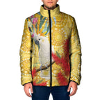 Sulphur-Crested Cockatoo Australia Aboriginal Art Padded Jacket NAIDOC Week - Nature Lovers