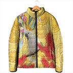 Sulphur-Crested Cockatoo Australia Aboriginal Art Padded Jacket NAIDOC Week - Nature Lovers
