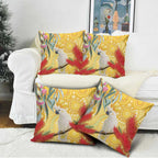 Sulphur-Crested Cockatoo Australia Aboriginal Art Pillow Cover NAIDOC Week - Nature Lovers