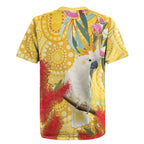 Sulphur-Crested Cockatoo Australia Aboriginal Art Rugby Jersey NAIDOC Week - Nature Lovers