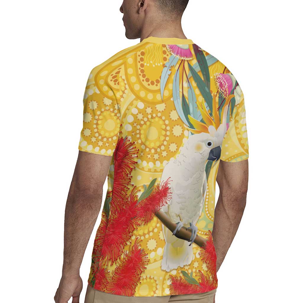 Sulphur-Crested Cockatoo Australia Aboriginal Art Rugby Jersey NAIDOC Week - Nature Lovers