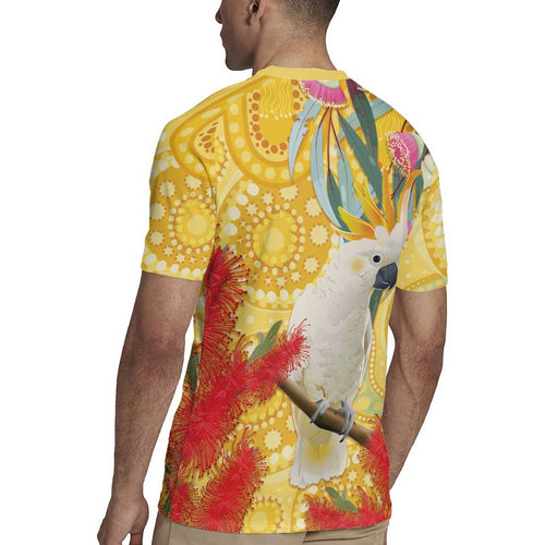 Sulphur-Crested Cockatoo Australia Aboriginal Art Rugby Jersey NAIDOC Week - Nature Lovers