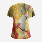 Sulphur-Crested Cockatoo Australia Aboriginal Art Scrub Top NAIDOC Week - Nature Lovers