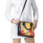 Sulphur-Crested Cockatoo Australia Aboriginal Art Shoulder Handbag NAIDOC Week - Nature Lovers