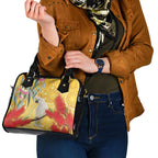Sulphur-Crested Cockatoo Australia Aboriginal Art Shoulder Handbag NAIDOC Week - Nature Lovers