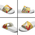 Sulphur-Crested Cockatoo Australia Aboriginal Art Slide Sandals NAIDOC Week - Nature Lovers