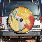 Sulphur-Crested Cockatoo Australia Aboriginal Art Spare Tire Cover NAIDOC Week - Nature Lovers