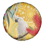 Sulphur-Crested Cockatoo Australia Aboriginal Art Spare Tire Cover NAIDOC Week - Nature Lovers