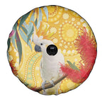Sulphur-Crested Cockatoo Australia Aboriginal Art Spare Tire Cover NAIDOC Week - Nature Lovers