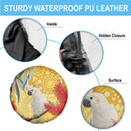 Sulphur-Crested Cockatoo Australia Aboriginal Art Spare Tire Cover NAIDOC Week - Nature Lovers