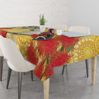 Sulphur-Crested Cockatoo Australia Aboriginal Art Tablecloth NAIDOC Week - Nature Lovers