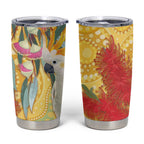 Sulphur-Crested Cockatoo Australia Aboriginal Art Tumbler Cup NAIDOC Week - Nature Lovers