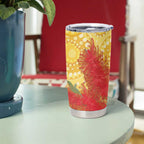 Sulphur-Crested Cockatoo Australia Aboriginal Art Tumbler Cup NAIDOC Week - Nature Lovers