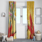 Sulphur-Crested Cockatoo Australia Aboriginal Art Window Curtain NAIDOC Week - Nature Lovers