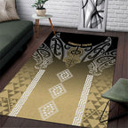 Aotearoa Maori Iwi Heritage Area Rug Waikato Tainui Parauri