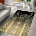 Aotearoa Maori Iwi Heritage Area Rug Waikato Tainui Parauri