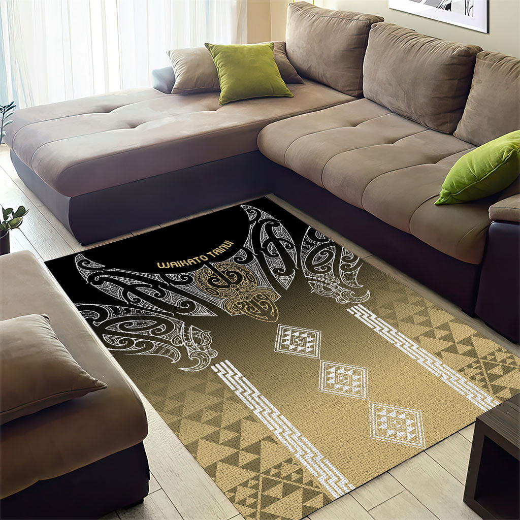 Aotearoa Maori Iwi Heritage Area Rug Waikato Tainui Parauri