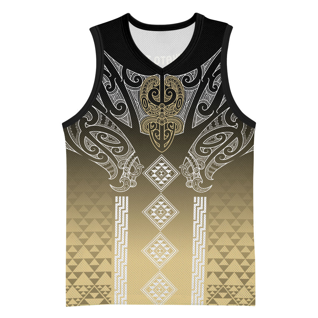 Aotearoa Maori Iwi Heritage Basketball Jersey Waikato Tainui Parauri