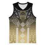 Aotearoa Maori Iwi Heritage Basketball Jersey Waikato Tainui Parauri