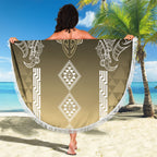 Aotearoa Maori Iwi Heritage Beach Blanket Waikato Tainui Parauri