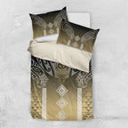Aotearoa Maori Iwi Heritage Bedding Set Waikato Tainui Parauri