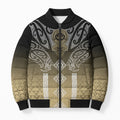 Aotearoa Maori Iwi Heritage Bomber Puffer Jacket Waikato Tainui Parauri