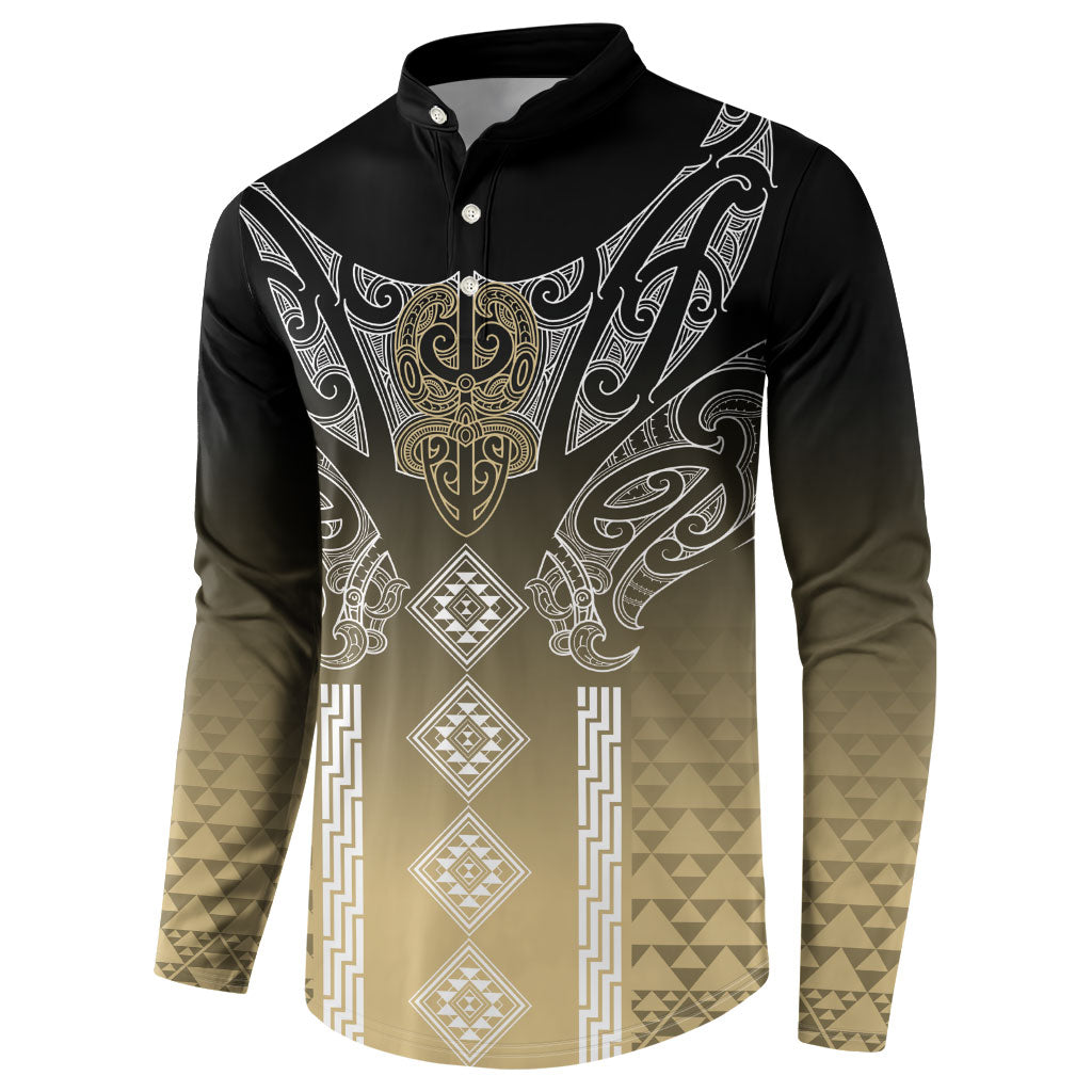 Aotearoa Maori Iwi Heritage Button Sweatshirt Waikato Tainui Parauri