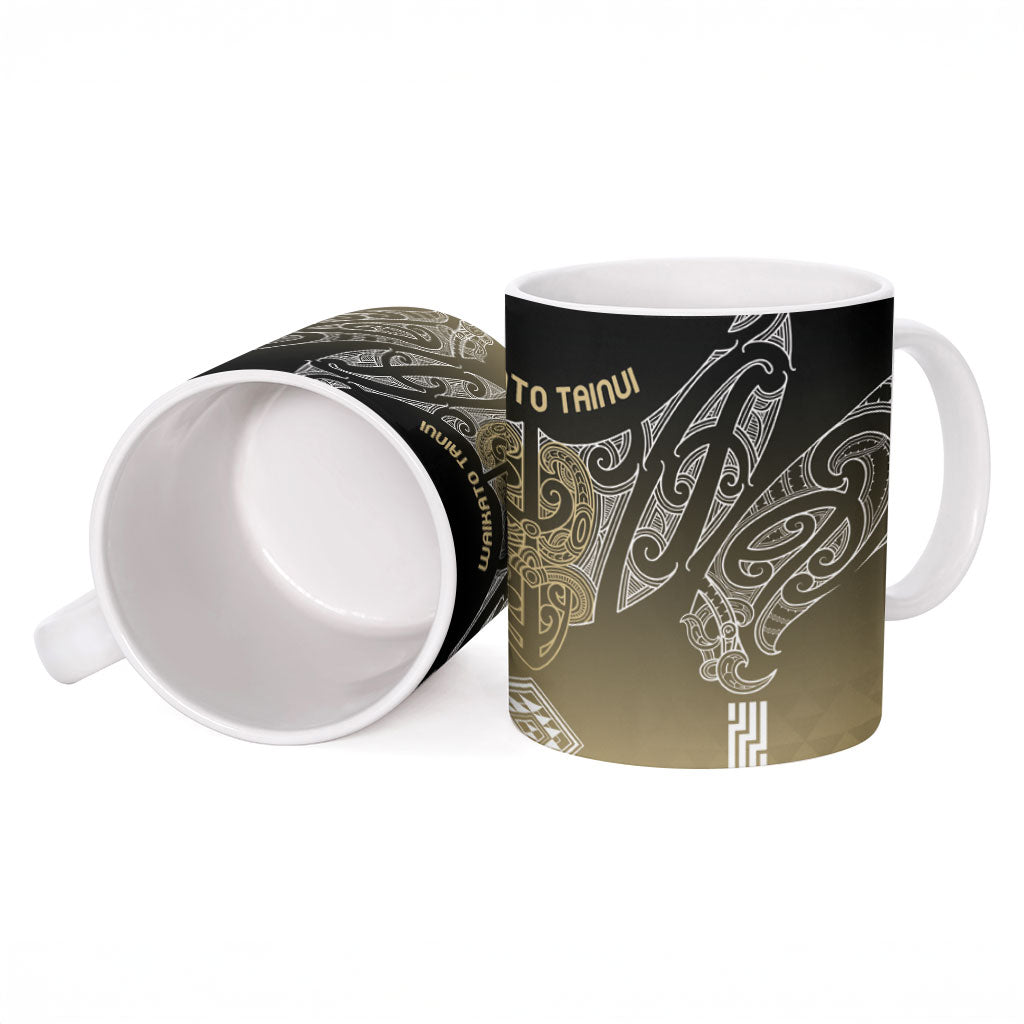 Aotearoa Maori Iwi Heritage Ceramic Mug Waikato Tainui Parauri