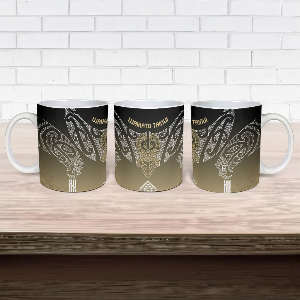 Aotearoa Maori Iwi Heritage Ceramic Mug Waikato Tainui Parauri