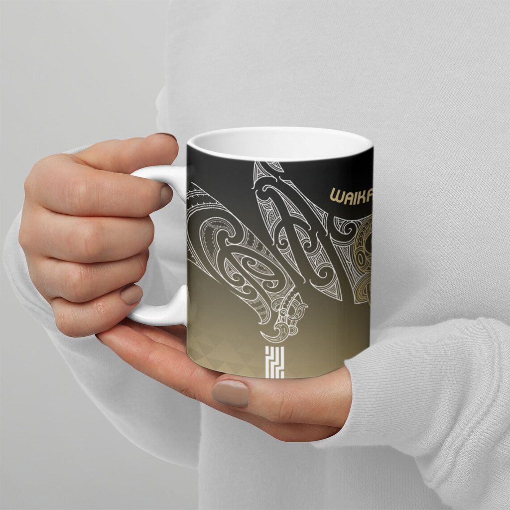 Aotearoa Maori Iwi Heritage Ceramic Mug Waikato Tainui Parauri